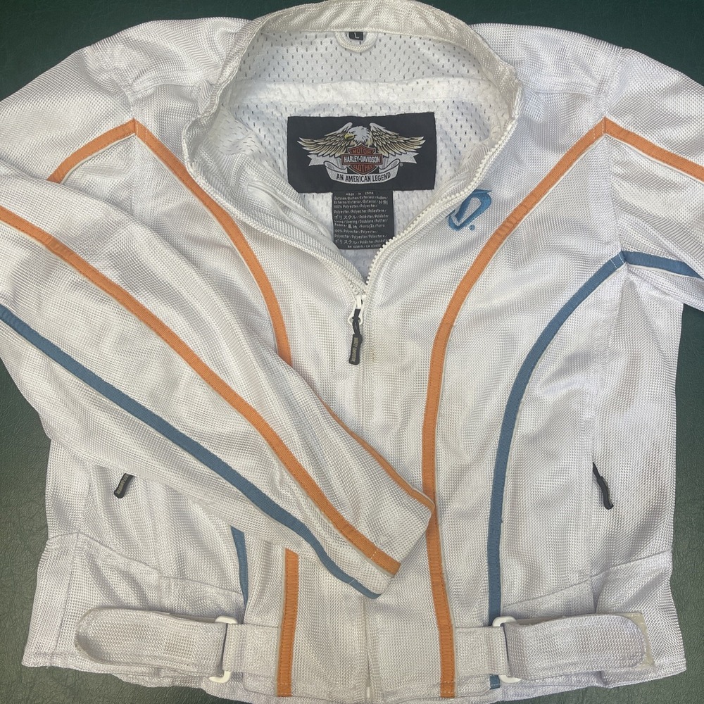 Harley Davidson Women's Motorcycle Riding Jacket Size Large Insulated